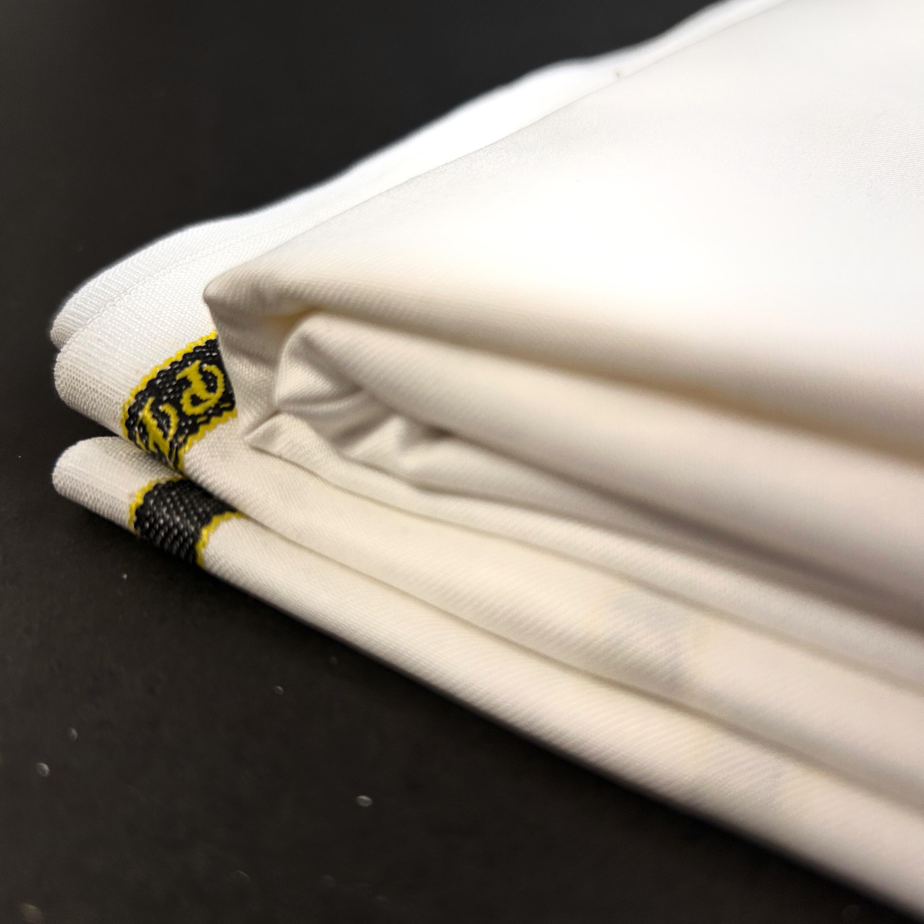 White Unstitched Cashmere Wool 360S Lightweight Shalwar Kameez