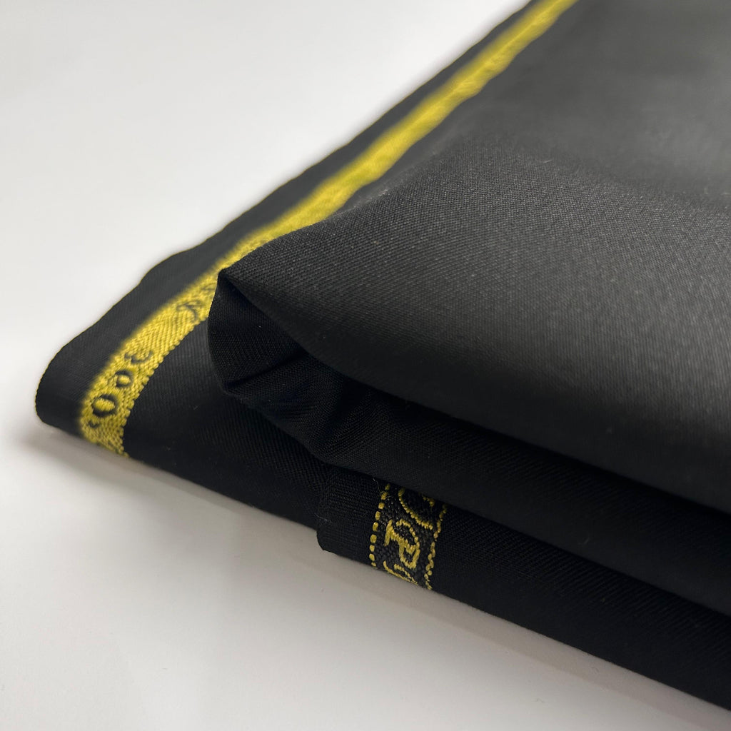 Black Cashmere Wool 360S  Lightweight Unstitched Shalwar Kameez